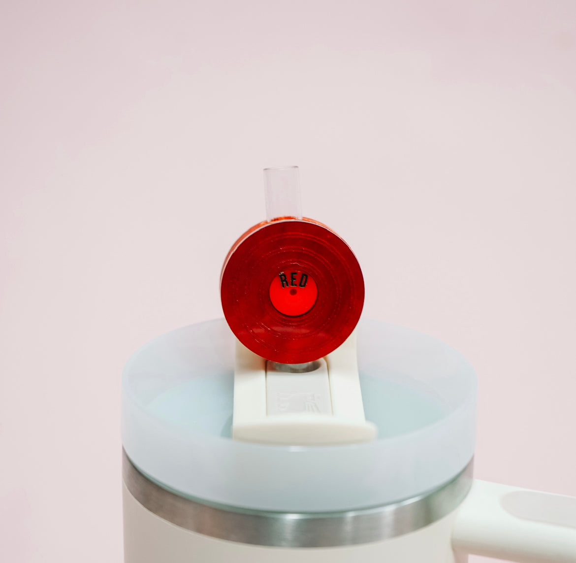 Record Straw Charm