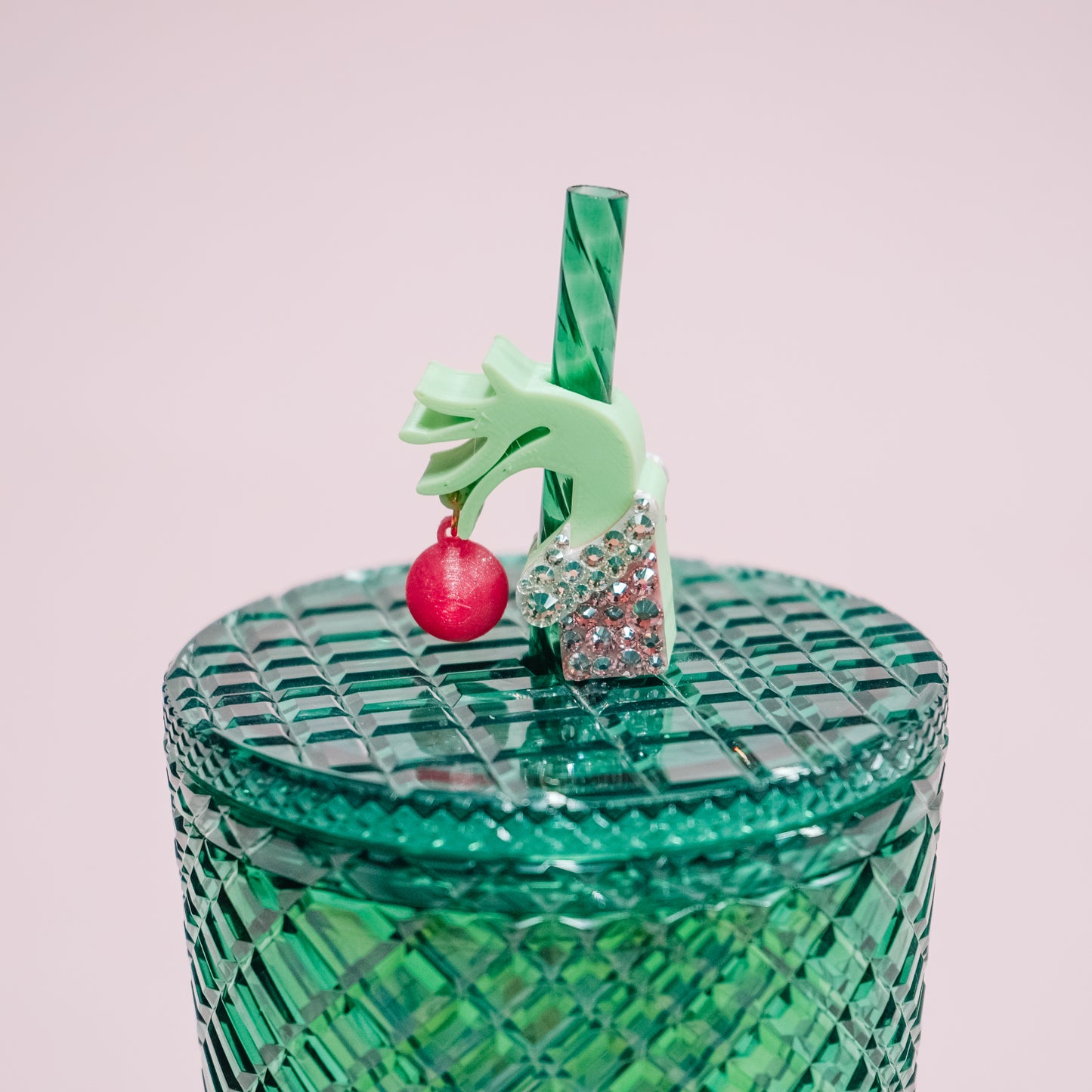 Christmas Thief Straw Charm
