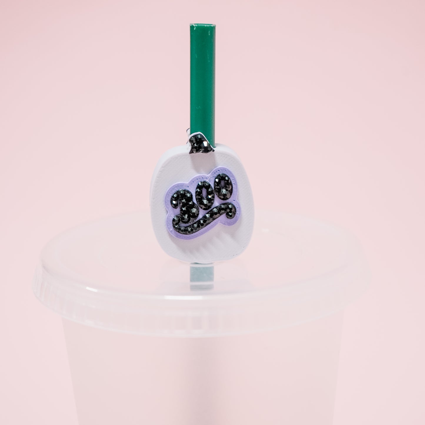 Boo Pumpkin Straw Charm
