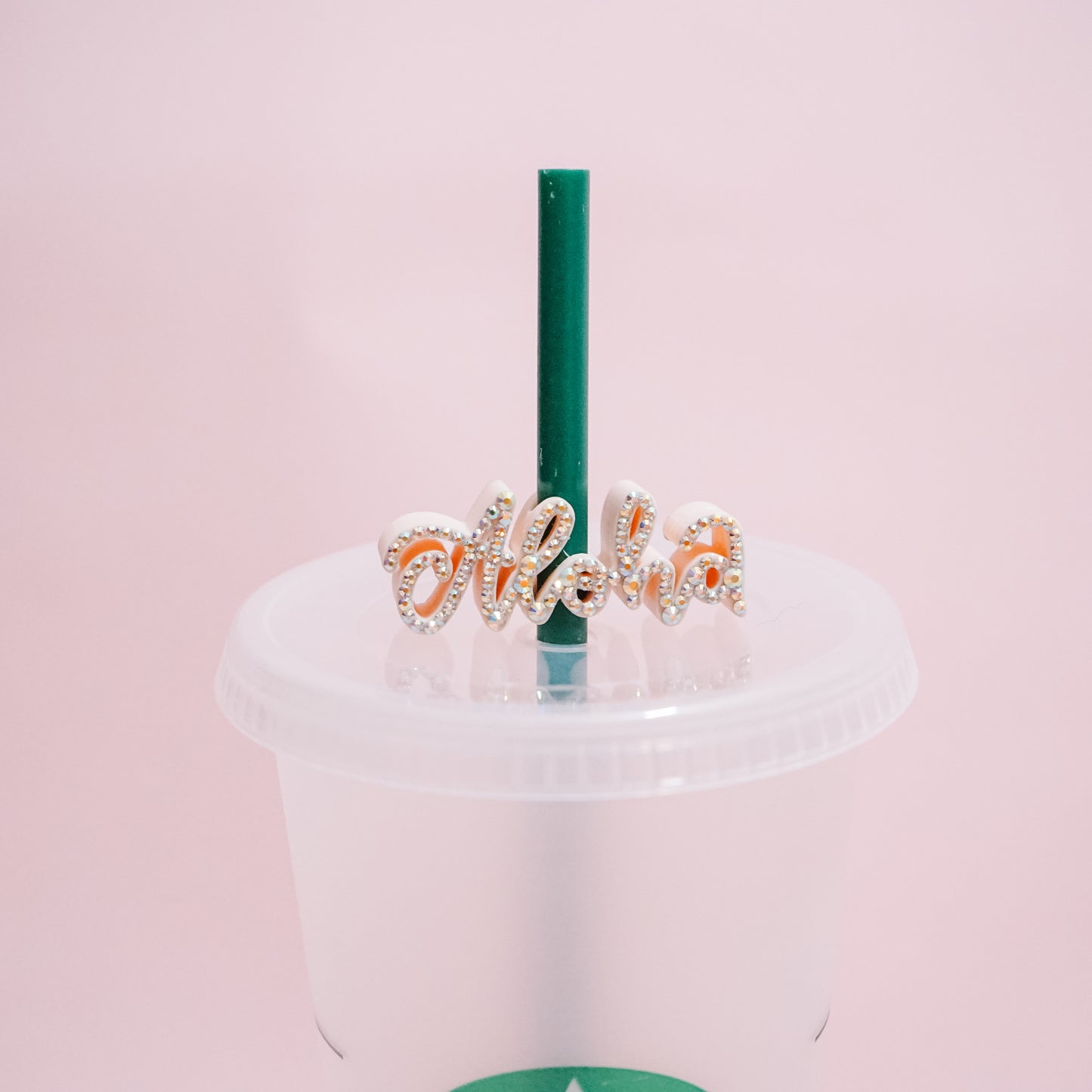 Aloha Straw Charm