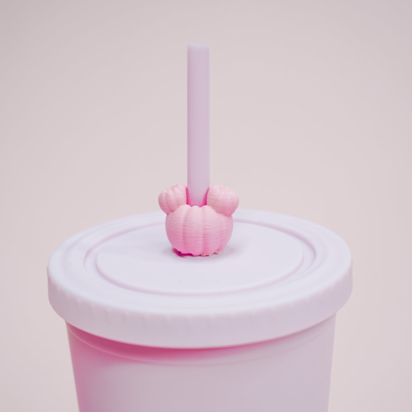 Mini Ears Pumpkin Straw Charm