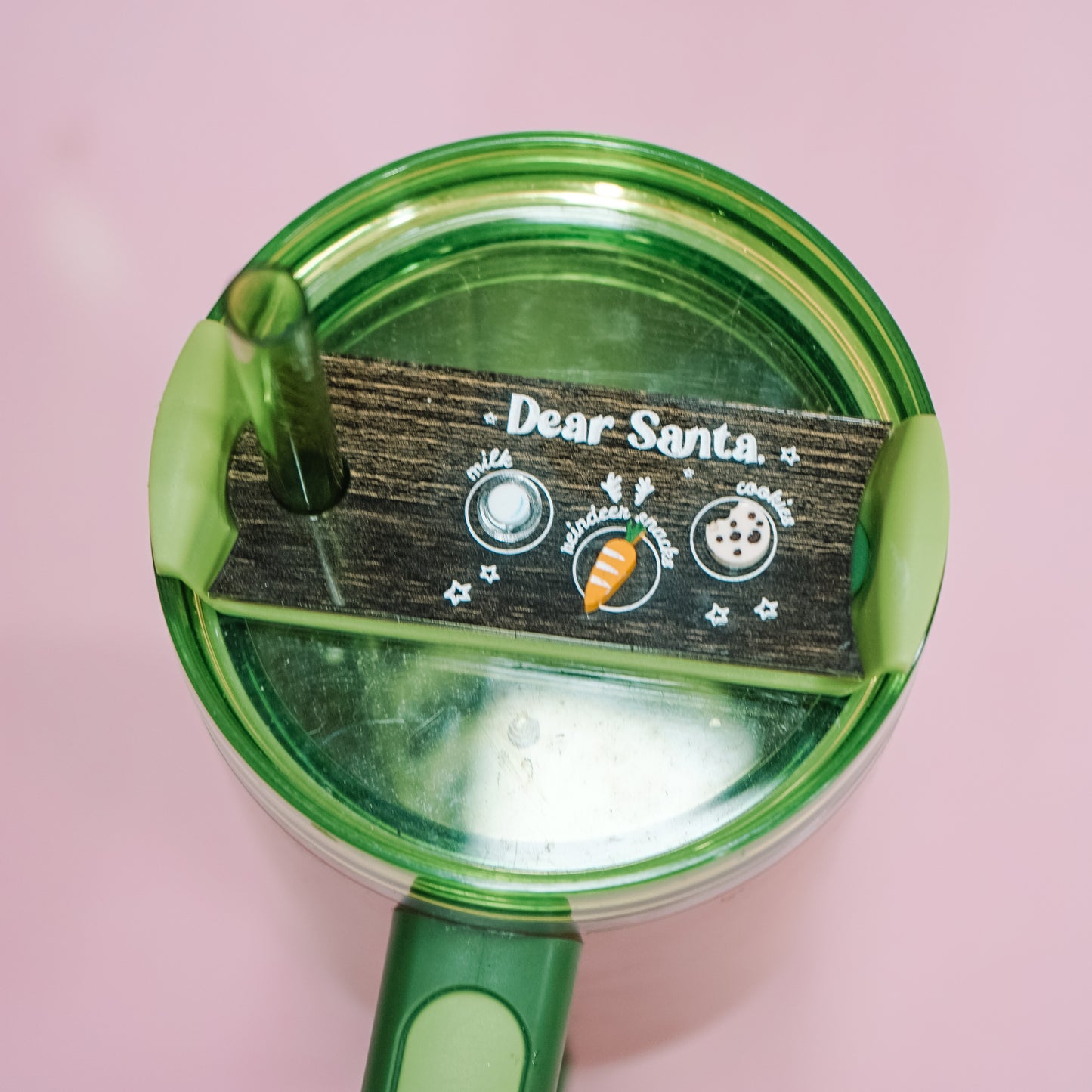 Dear Santa Cookie Tray Lid Plate