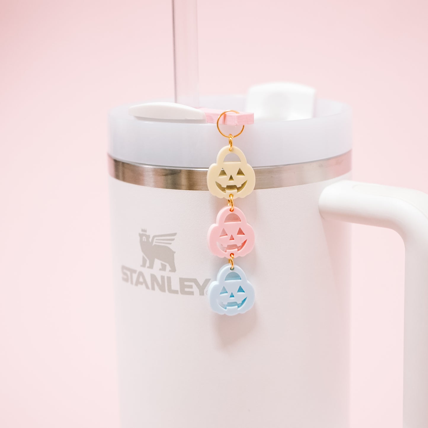 Candy Bucket Straw Dangle