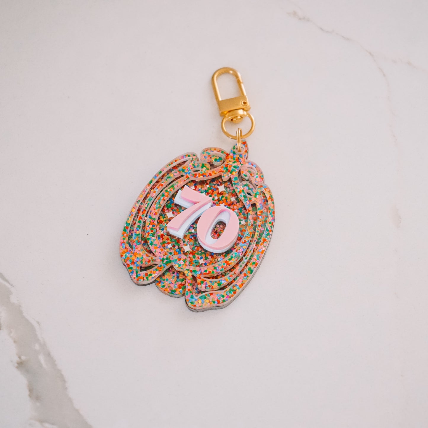 70th Bag Charm