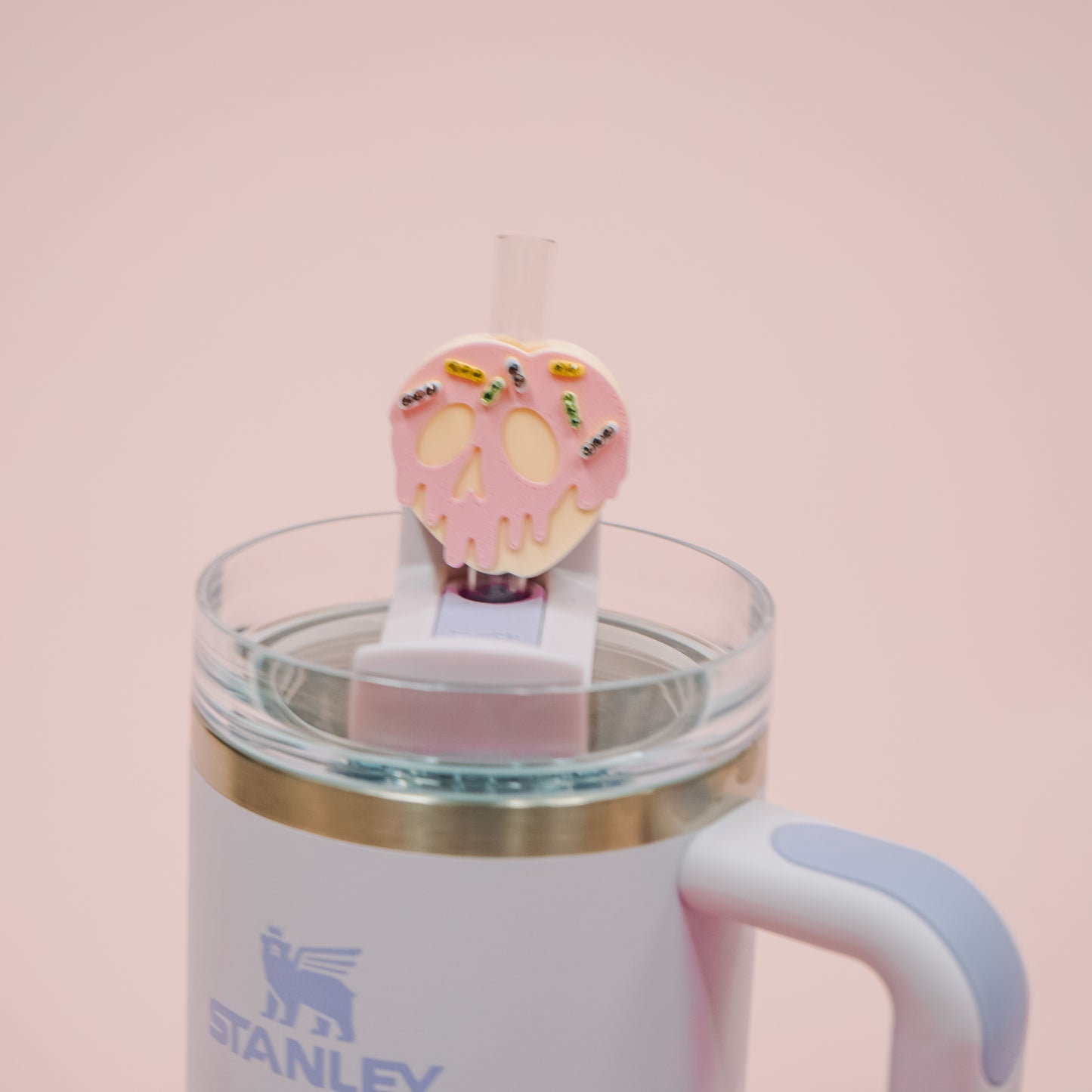 Poison Apple Straw Charm