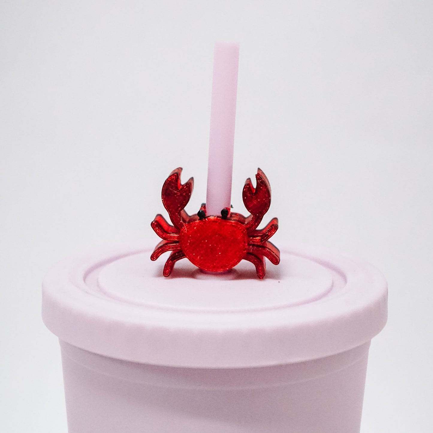 Crab Straw Charm