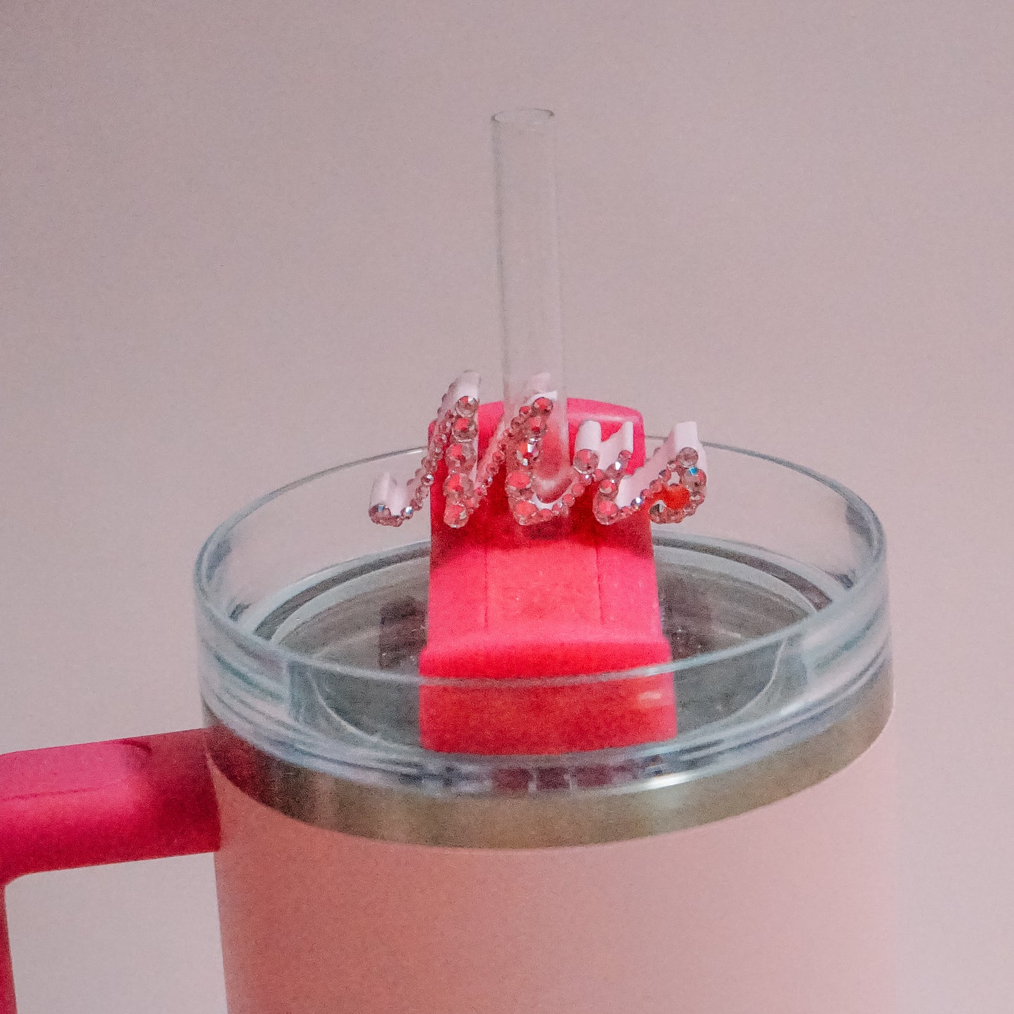 Crystal Mrs Straw Charm