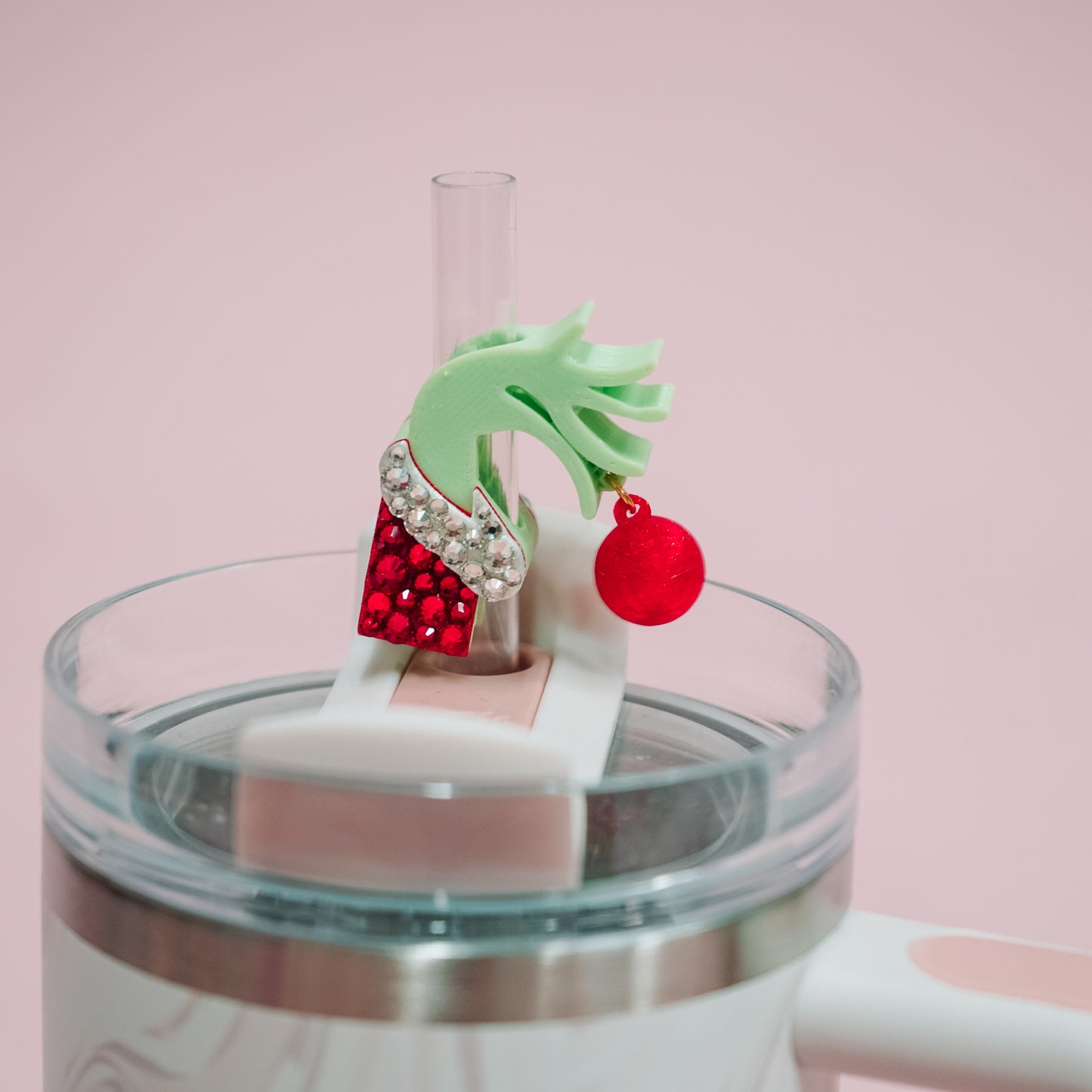 Christmas Thief Straw Charm