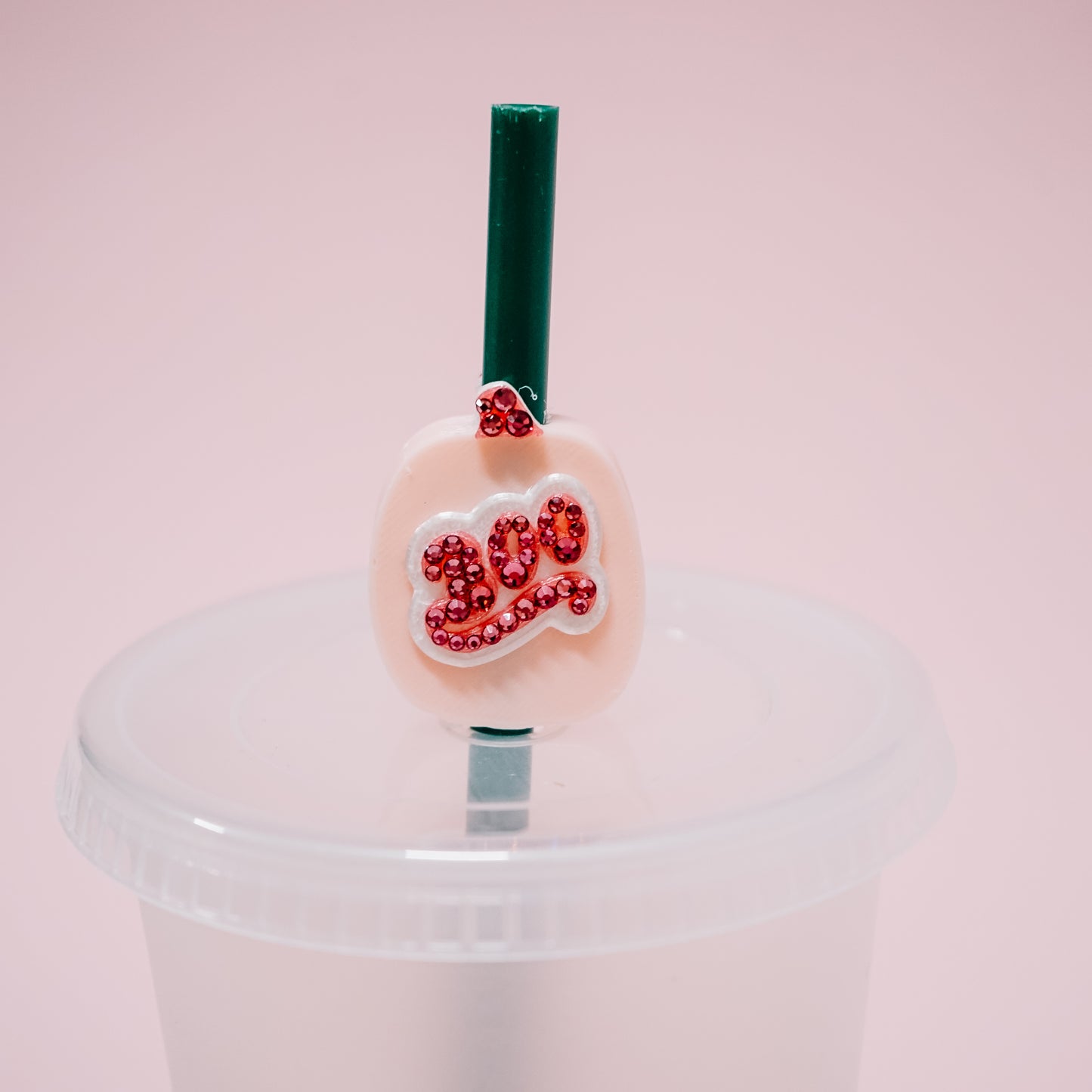 Boo Pumpkin Straw Charm