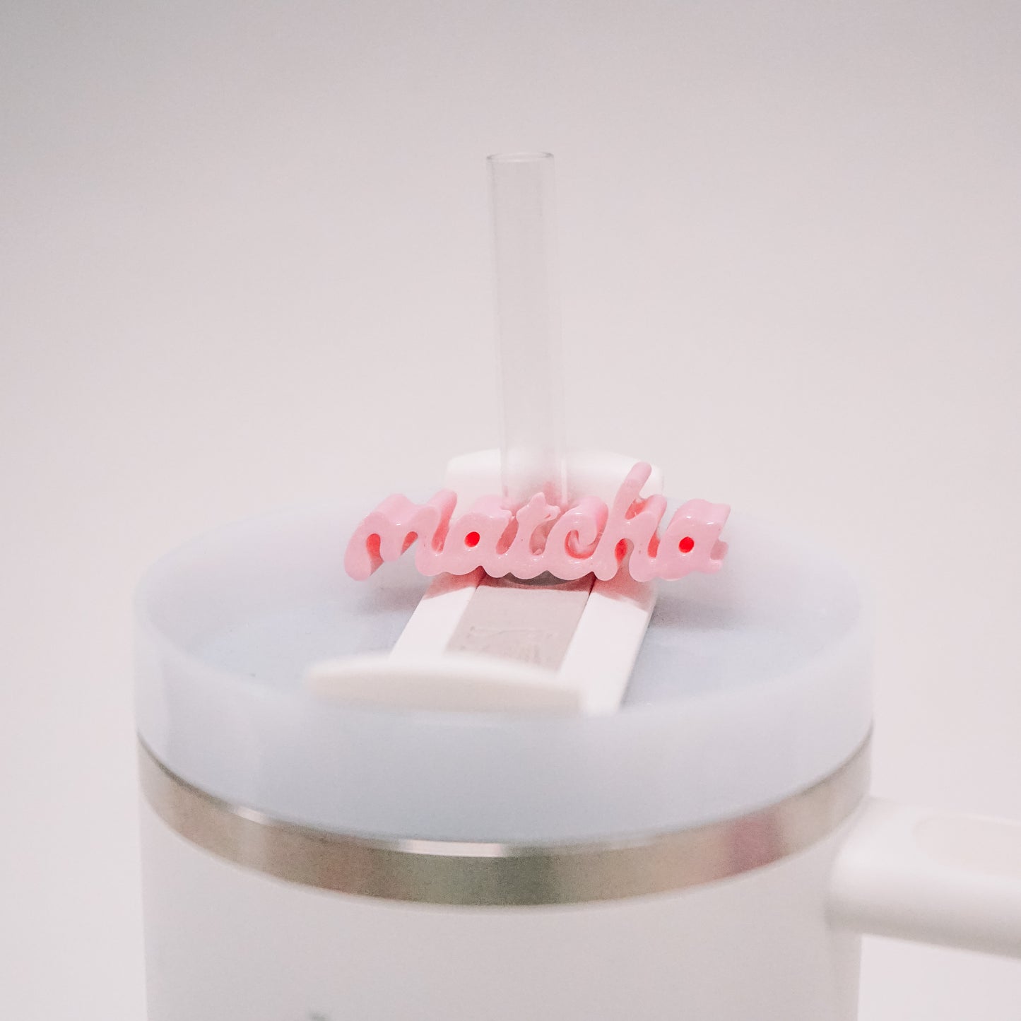 Matcha Straw Charm