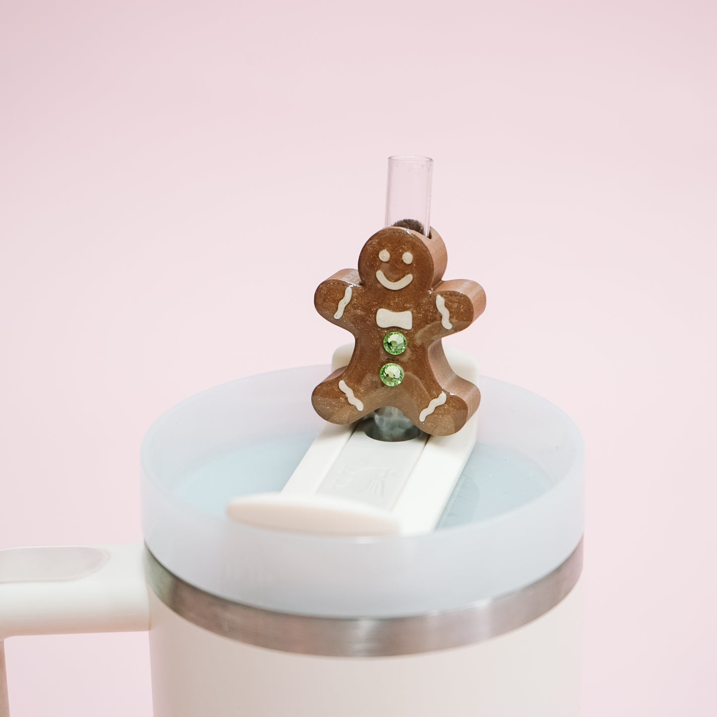 Gingerbread Straw Charm