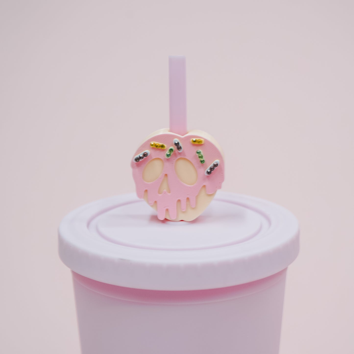 Poison Apple Straw Charm