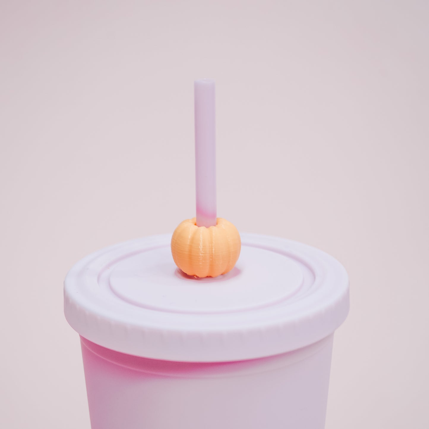 Mini Pumpkin Straw Charm