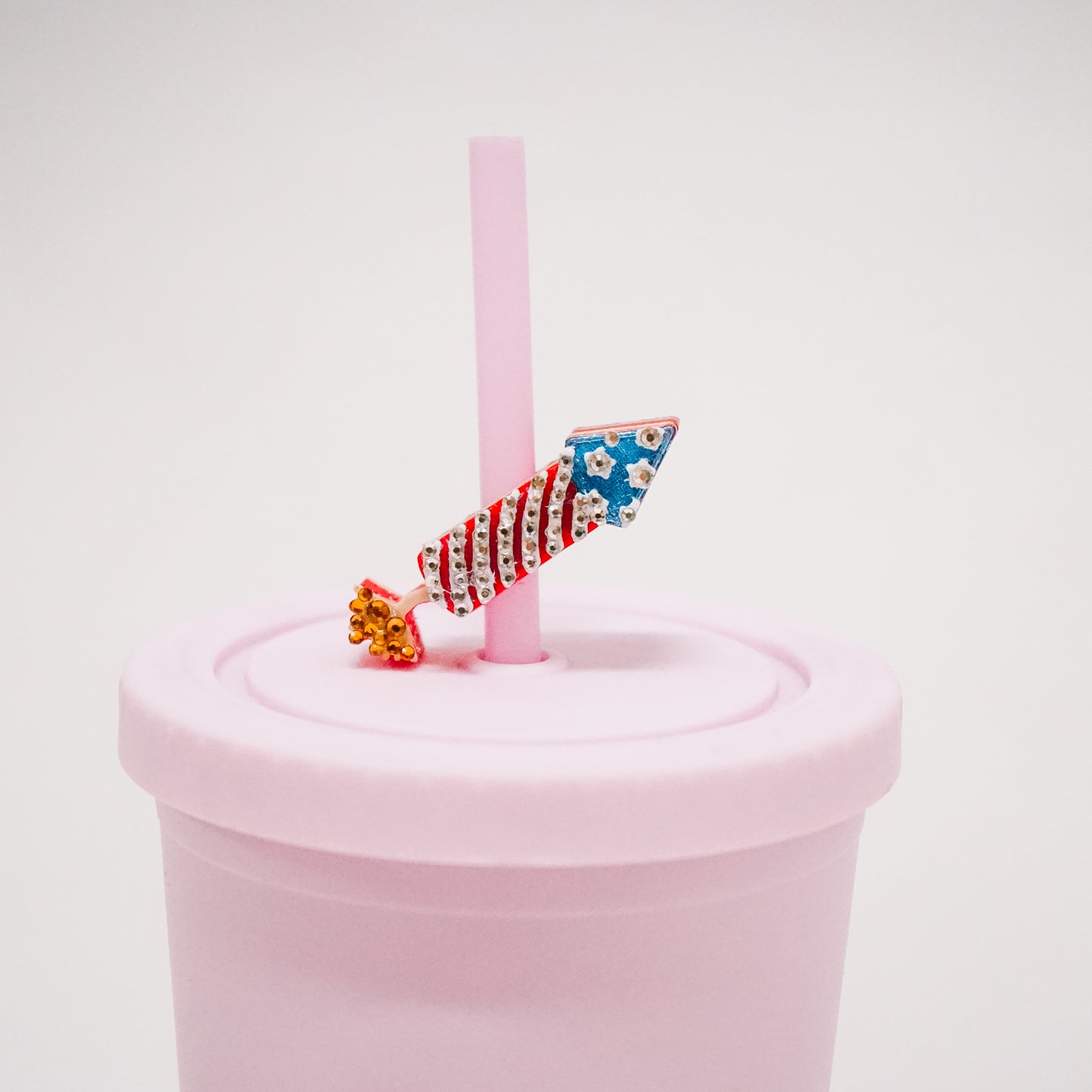 Firework Straw Charm