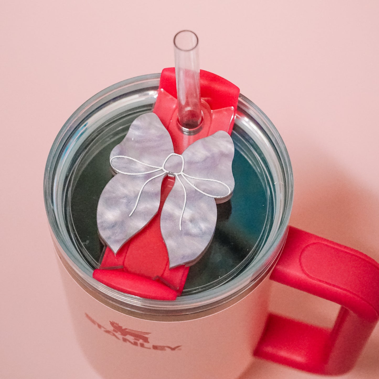 Pastel Bow Lid Plate