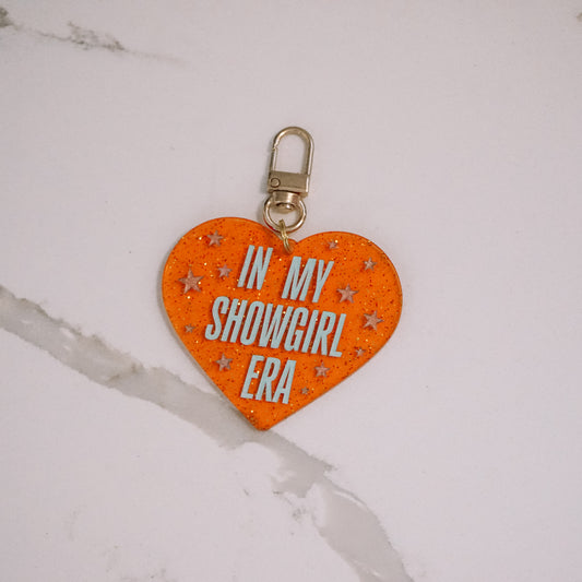 Showgirl Heart Bag Charm