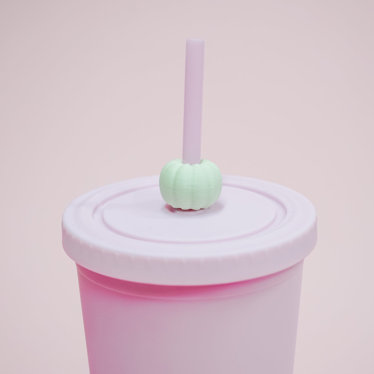 Mini Pumpkin Straw Charm