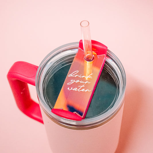 Drink Your Water Lid Plate