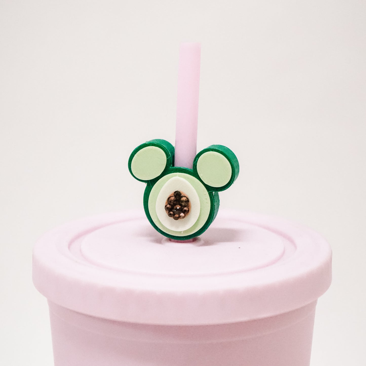 Ears Avocado Straw Charm