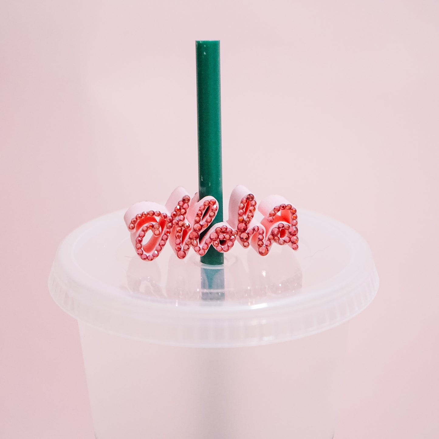 Aloha Straw Charm