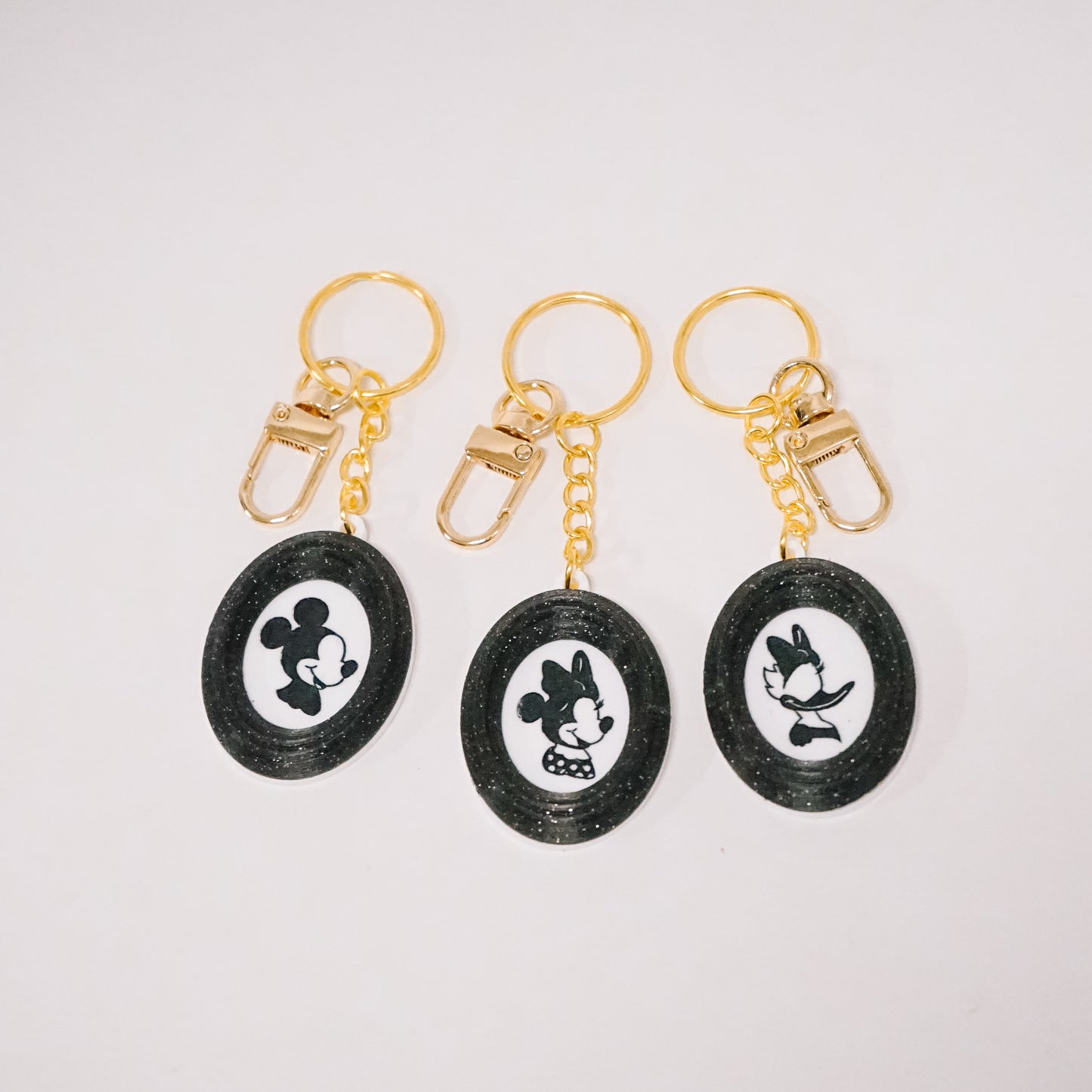 Silhouette Frame Bag Charm