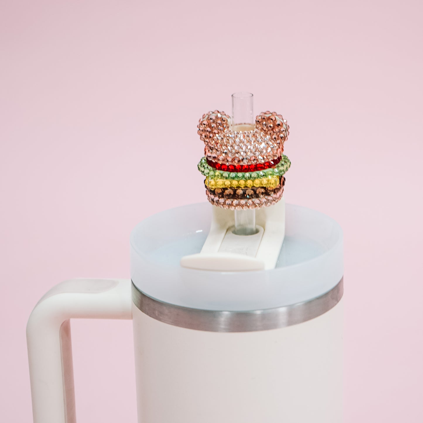 Ears Burger Straw Charm