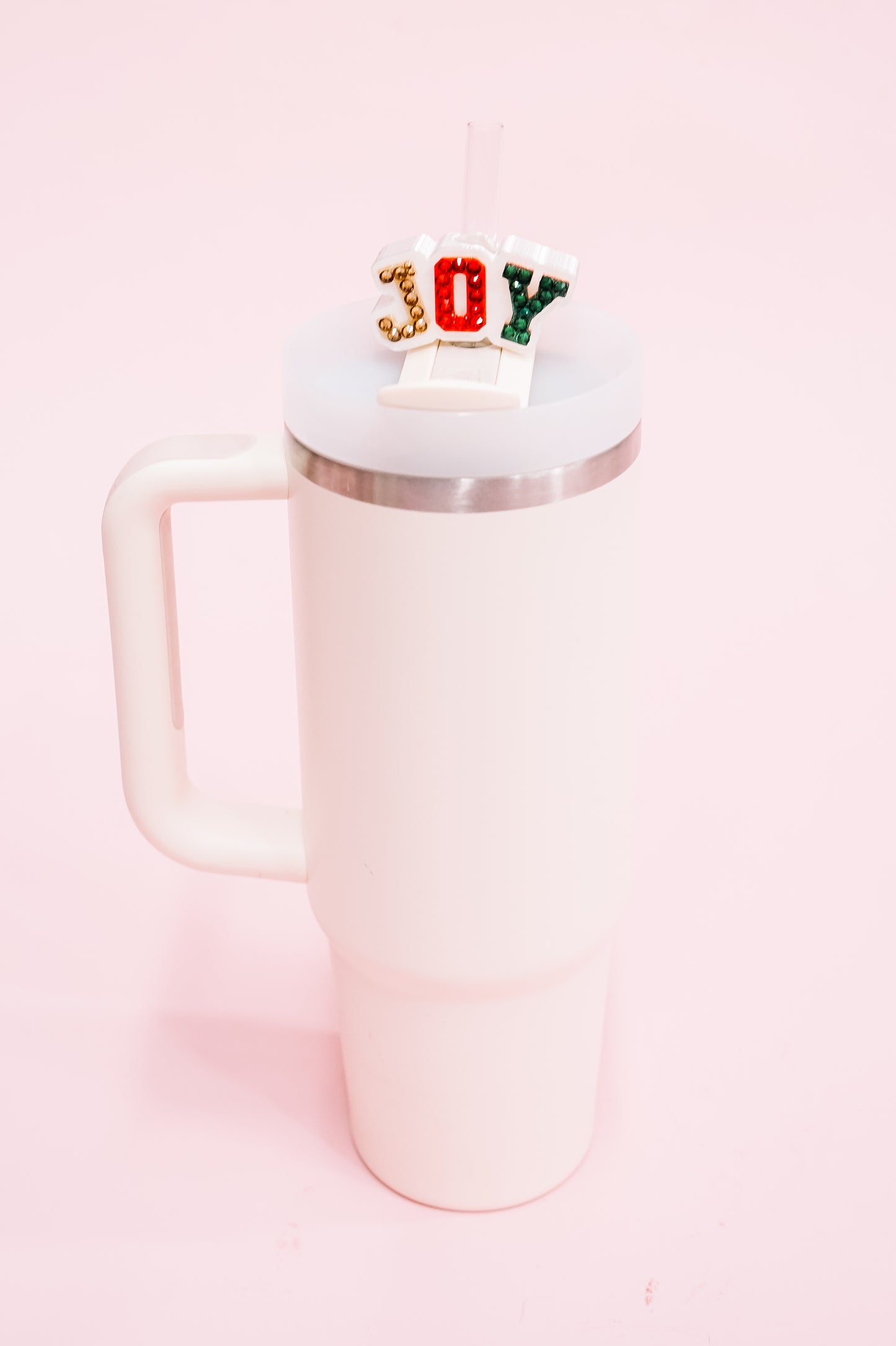 Varsity Joy Straw Charm