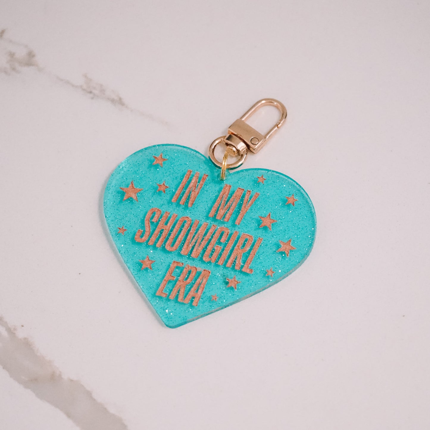 Showgirl Heart Bag Charm