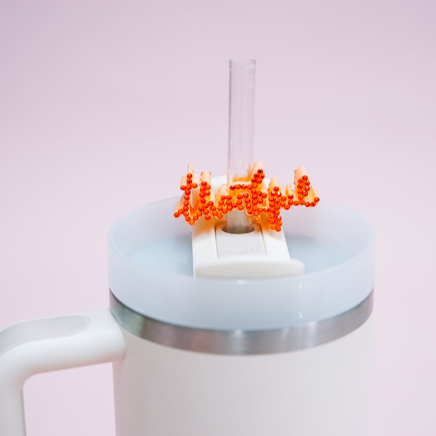 Thankful Straw Charm