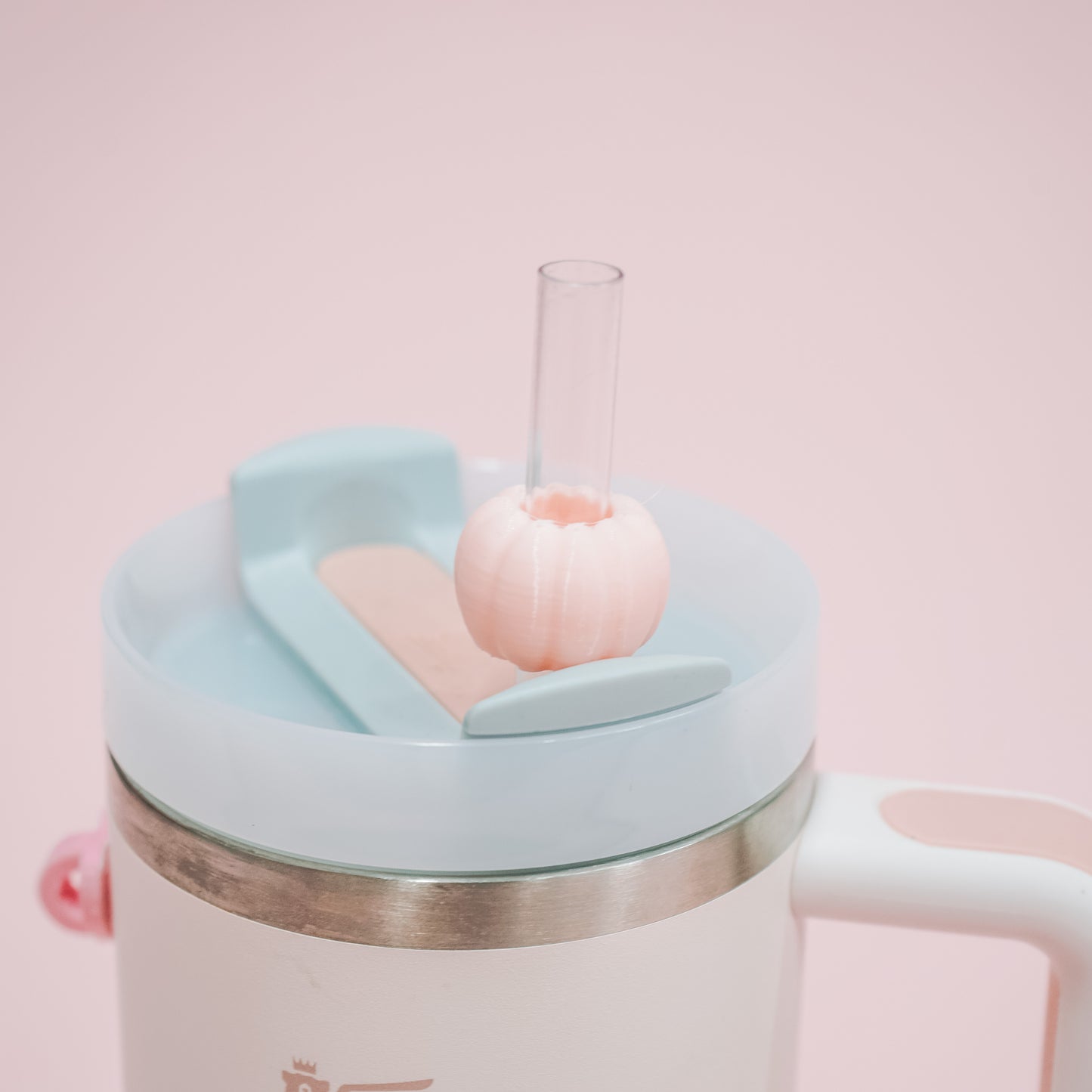 Mini Pumpkin Straw Charm