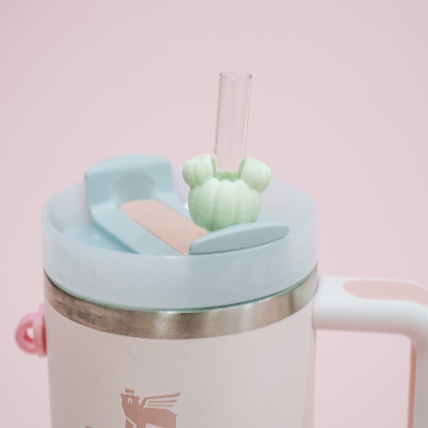 Mini Ears Pumpkin Straw Charm