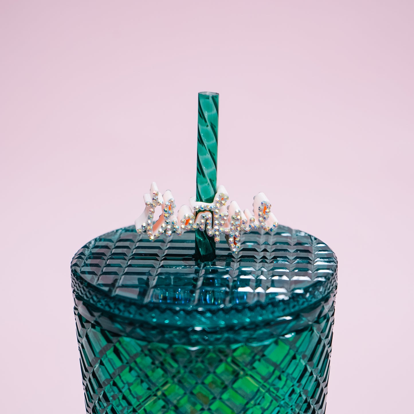 Thankful Straw Charm