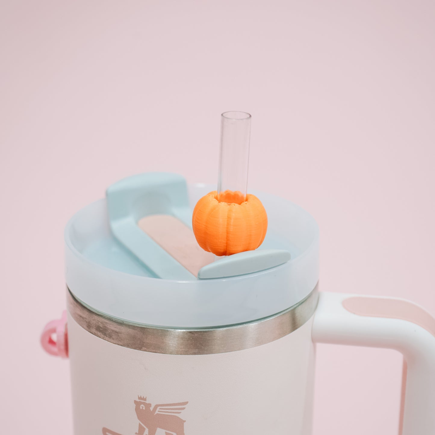 Mini Pumpkin Straw Charm