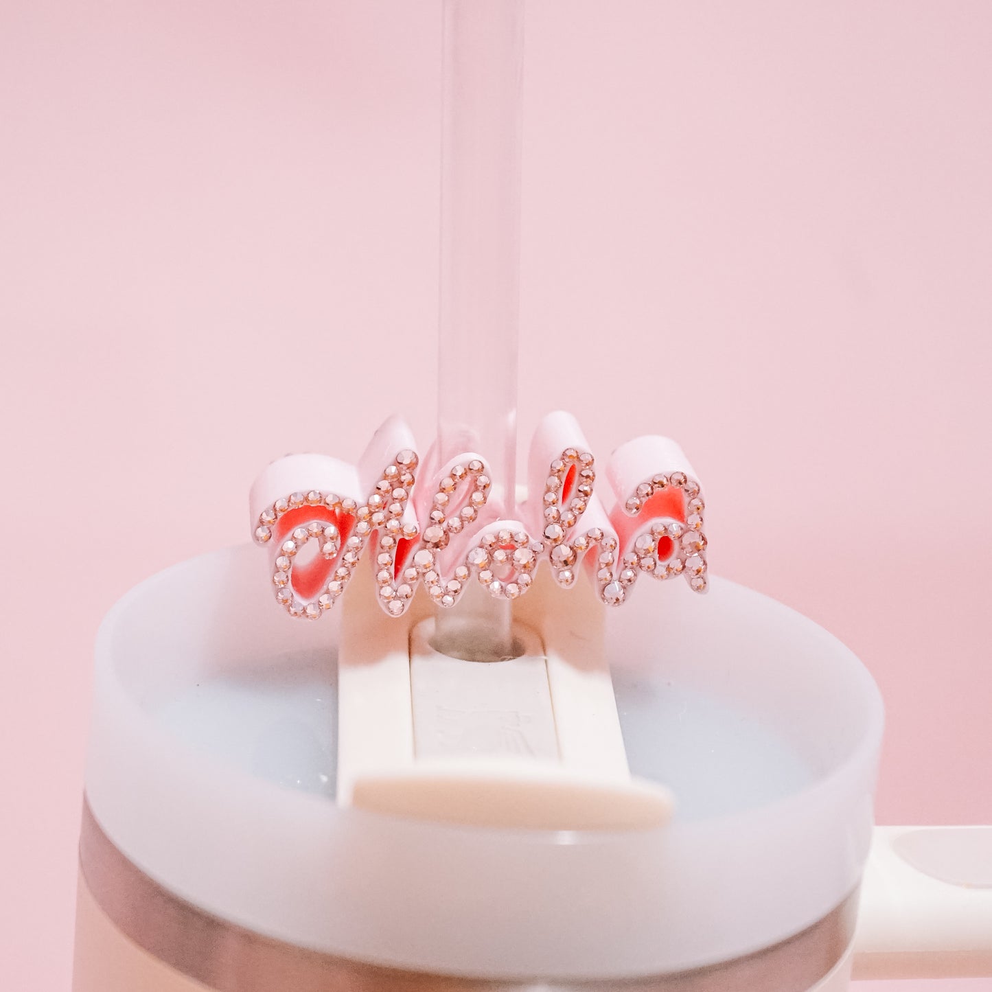 Aloha Straw Charm