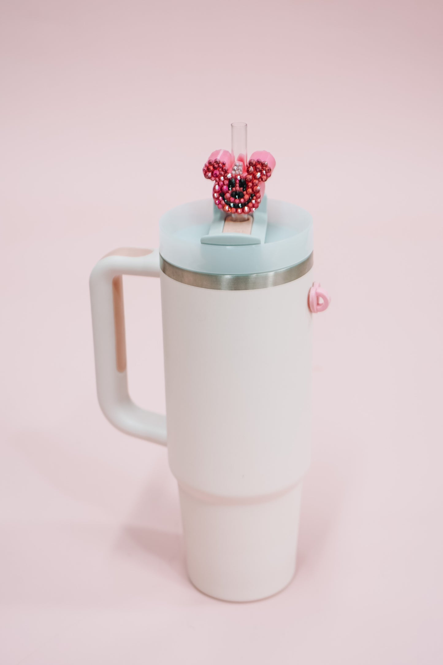 Mouse Pumpkin Straw Charm