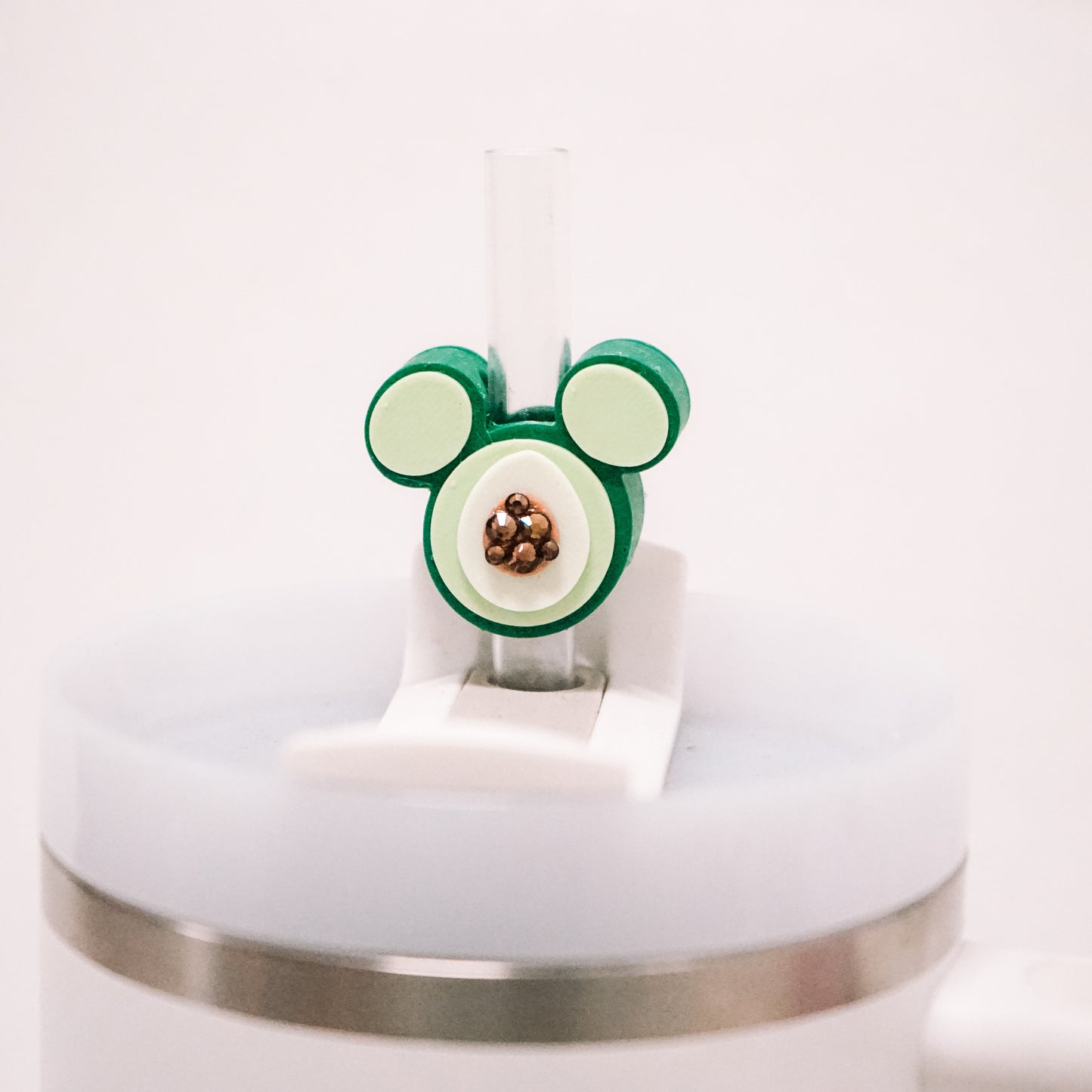 Ears Avocado Straw Charm
