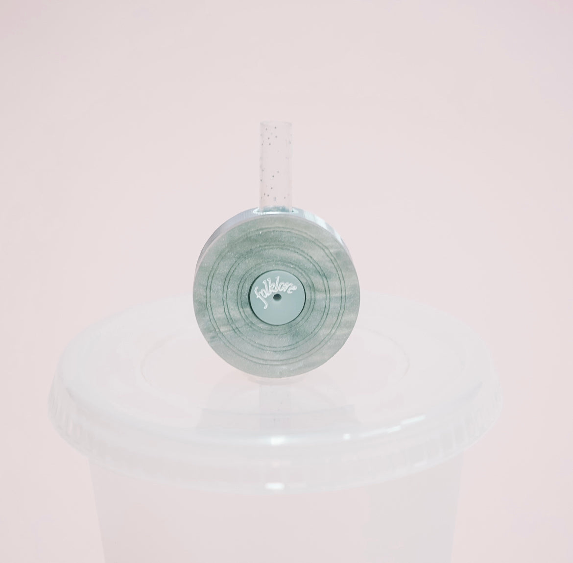 Record Straw Charm