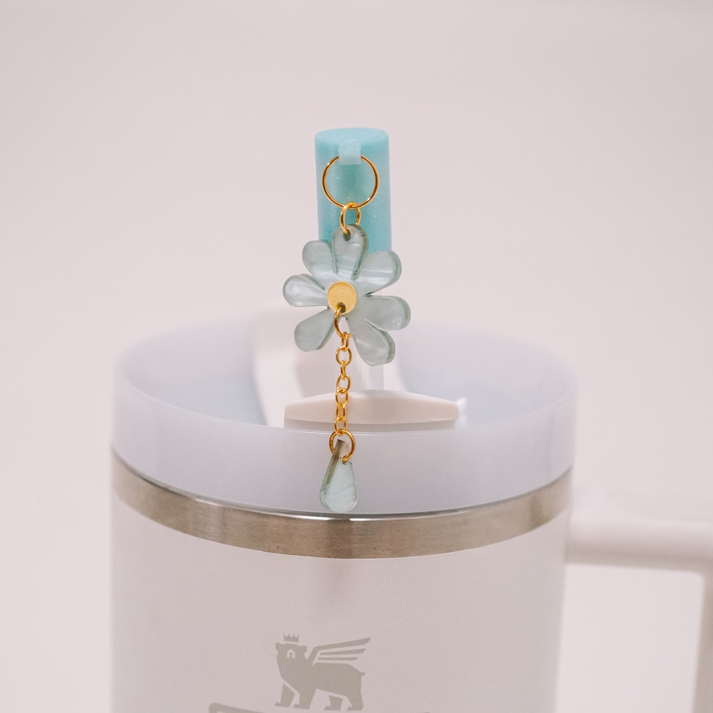 Daisy Charmed Straw Cover