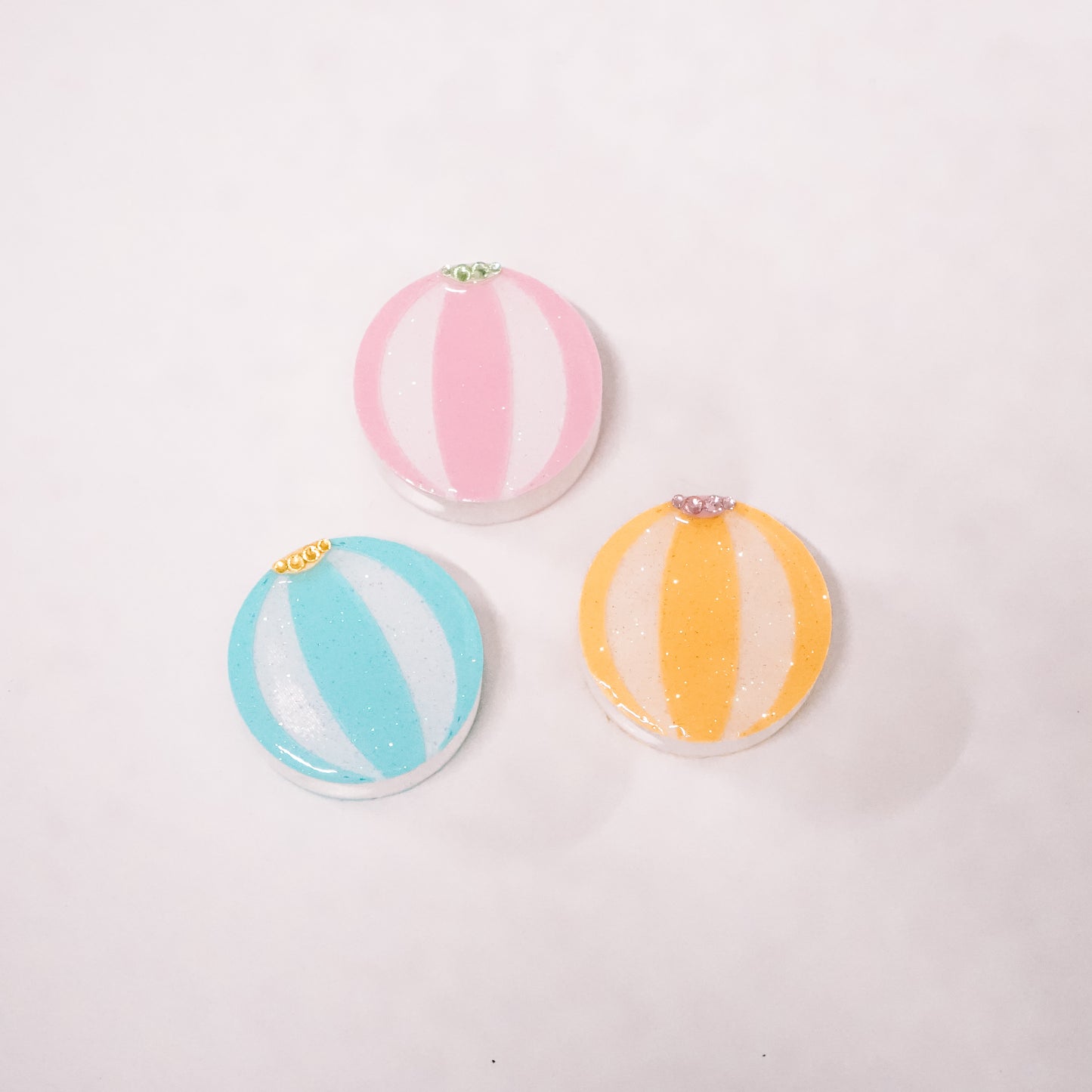 Beach Ball Straw Charm