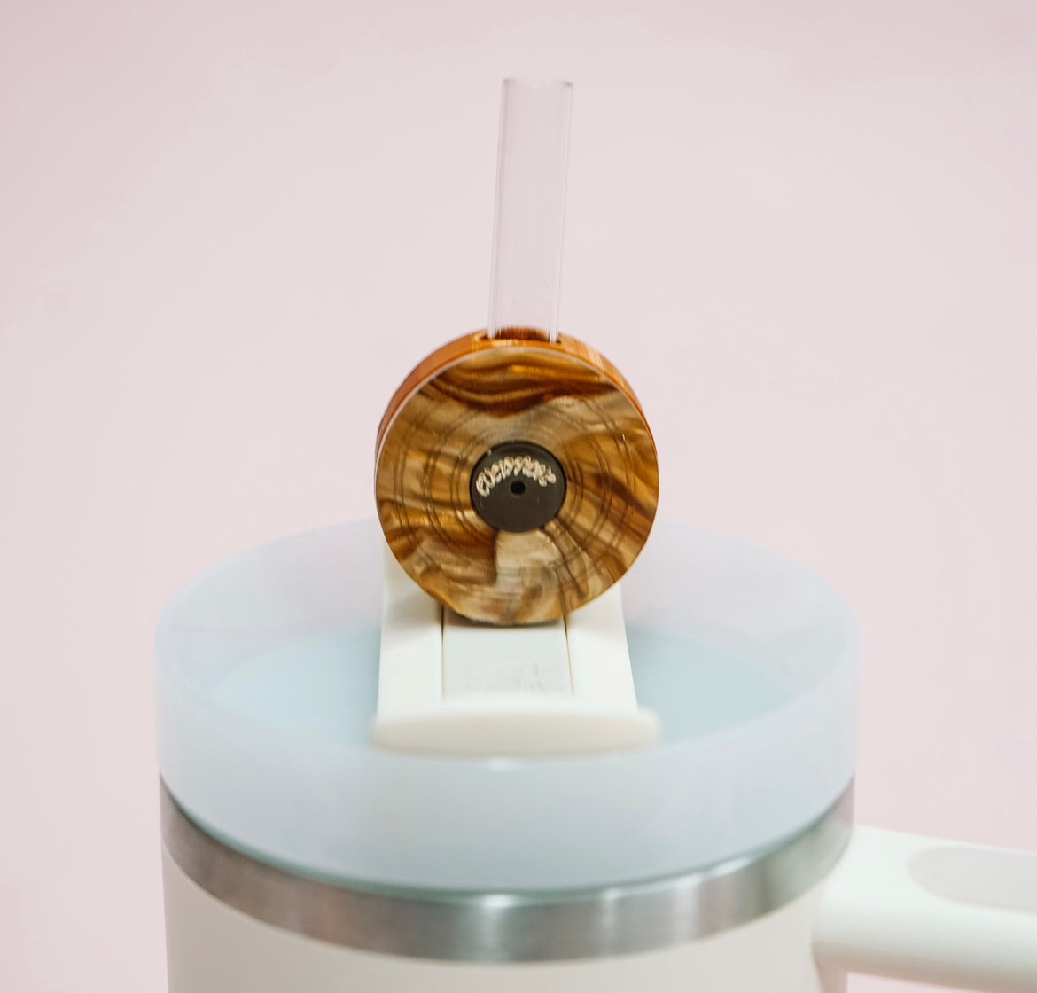 Record Straw Charm