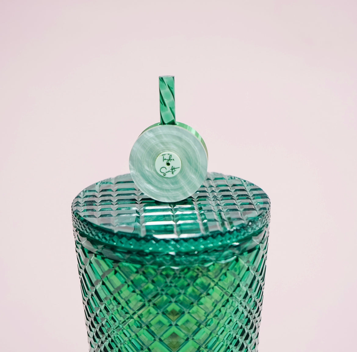 Record Straw Charm