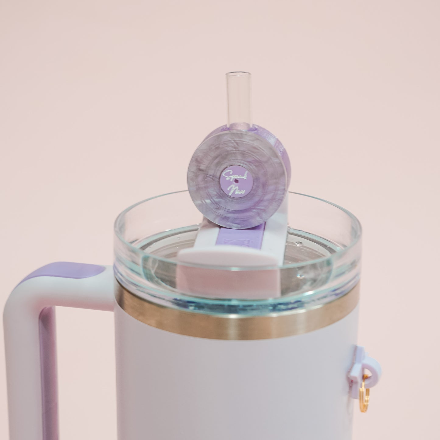 Record Straw Charm