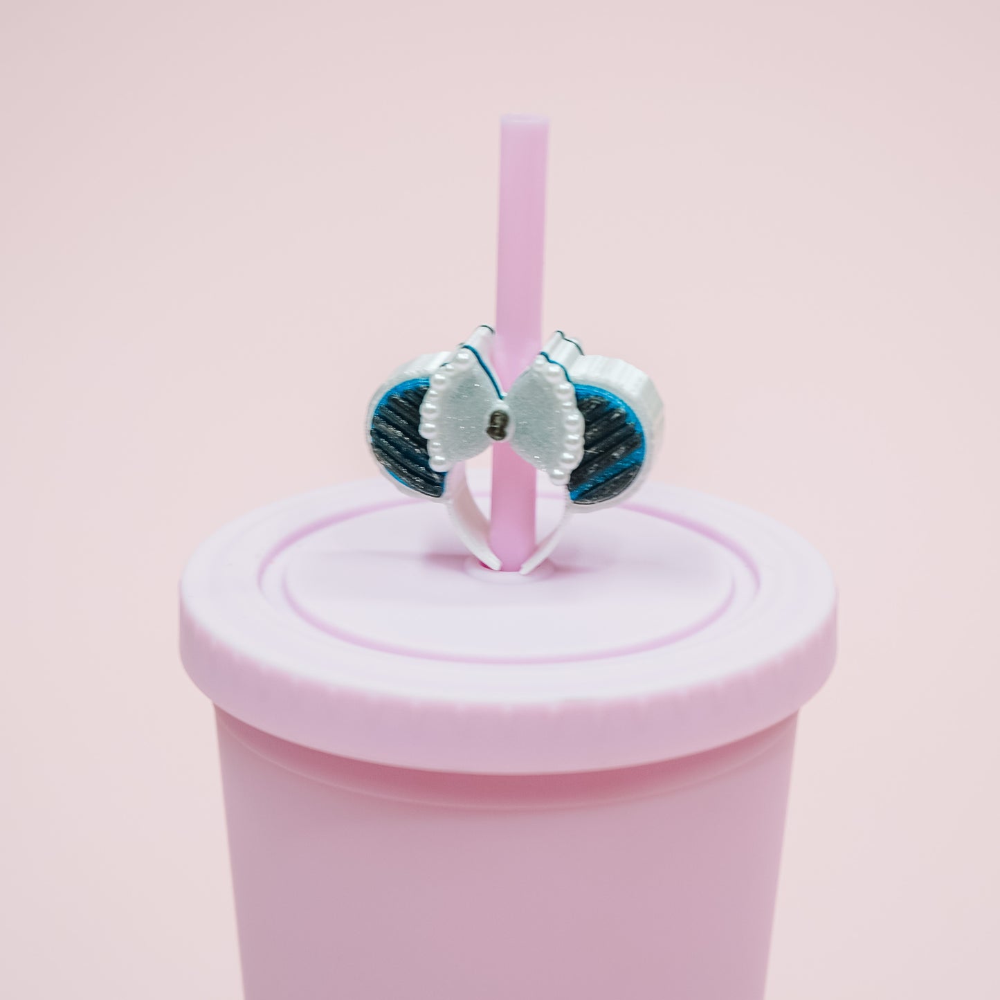Haunted Maid Ears Straw Charm