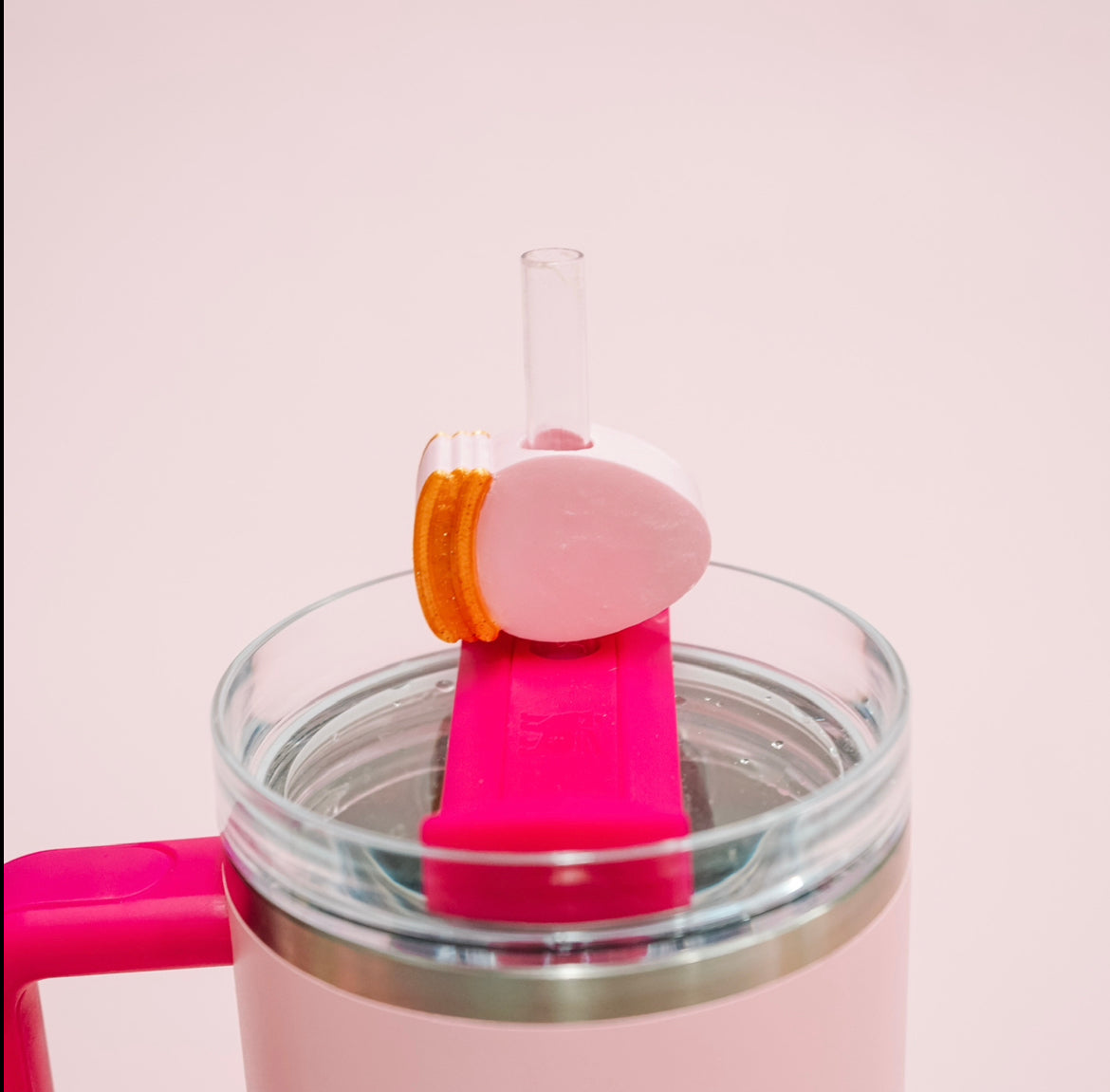Christmas Light Straw Charm