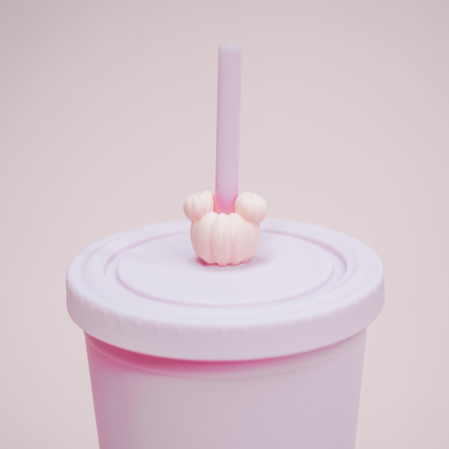 Mini Ears Pumpkin Straw Charm