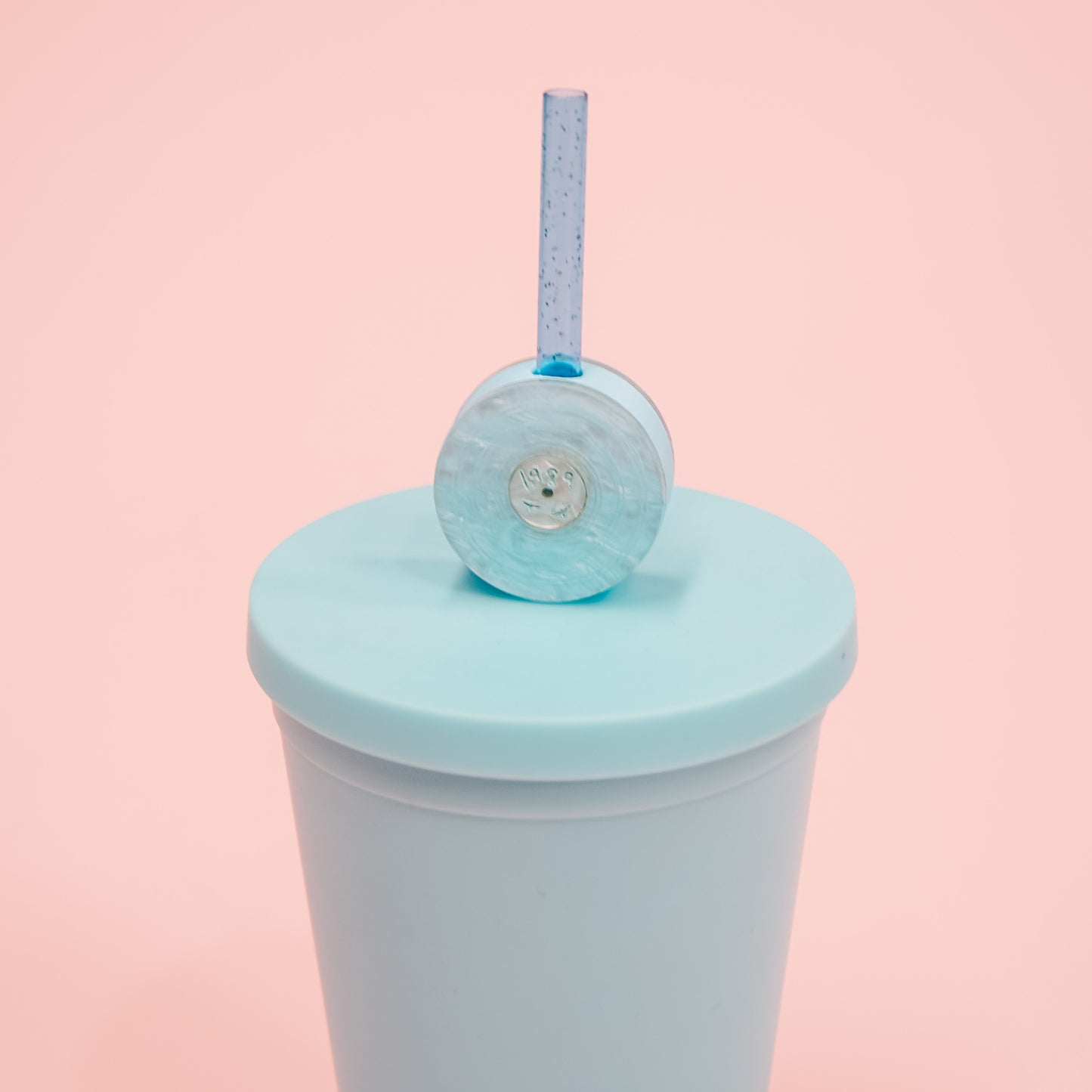 Record Straw Charm