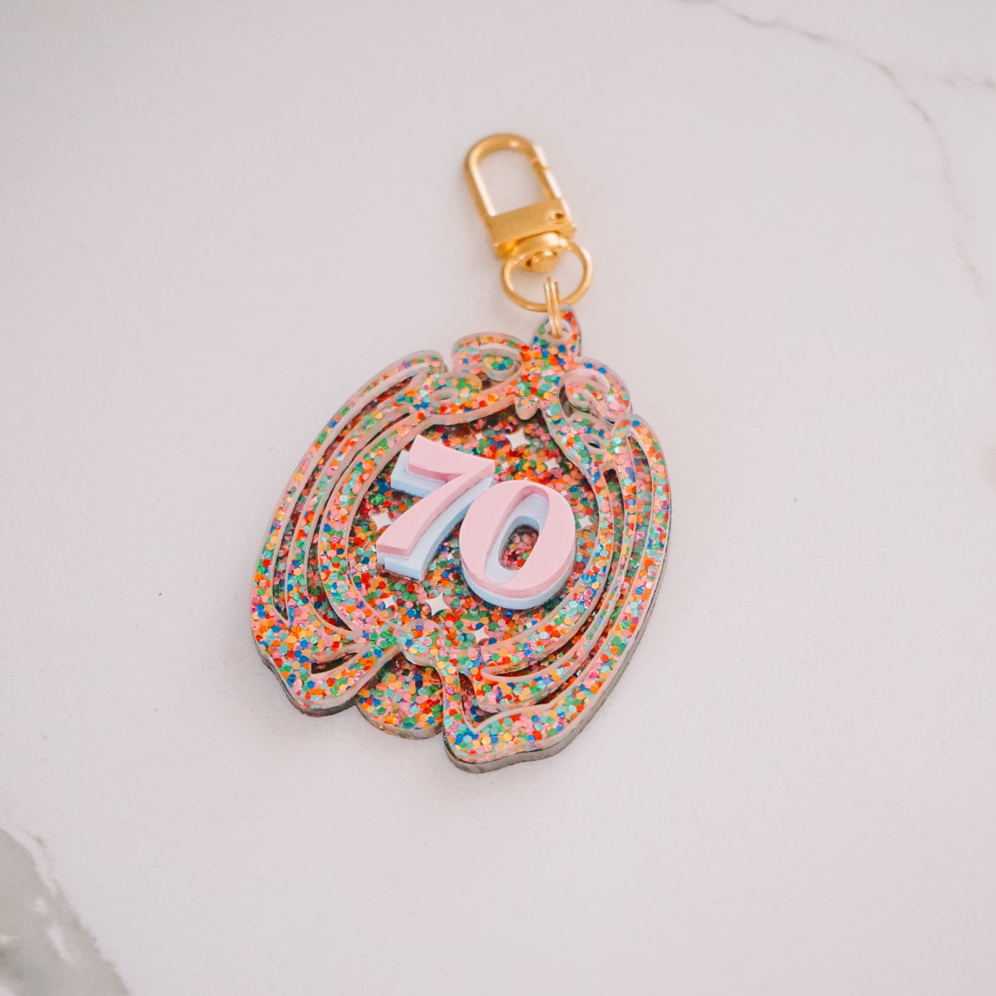 70th Bag Charm