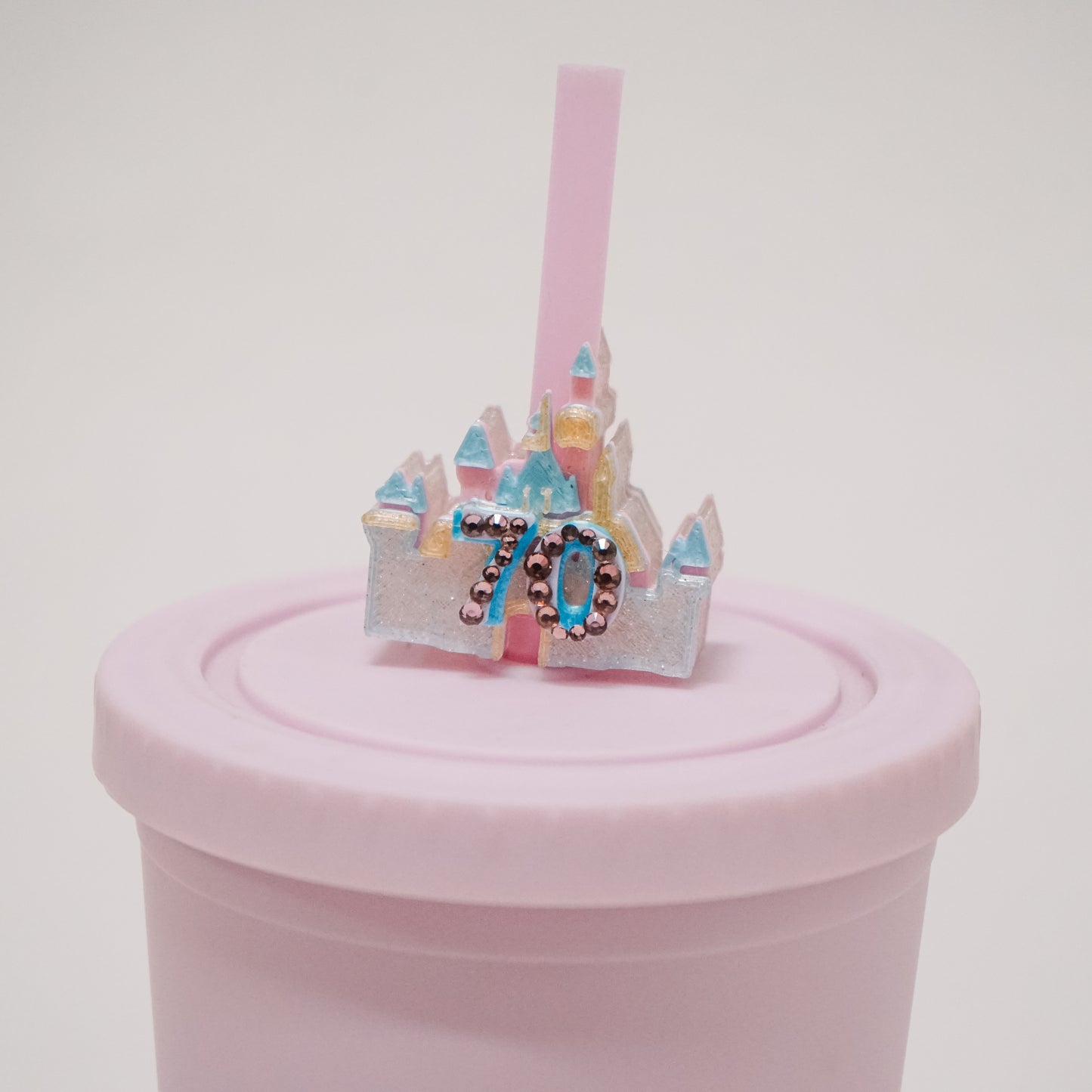70th Castle Straw Charm