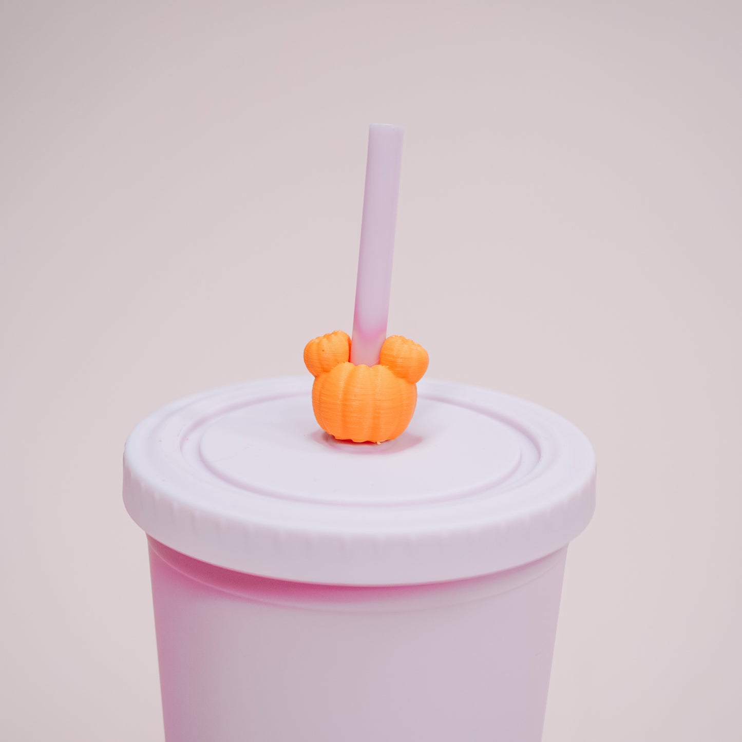Mini Ears Pumpkin Straw Charm