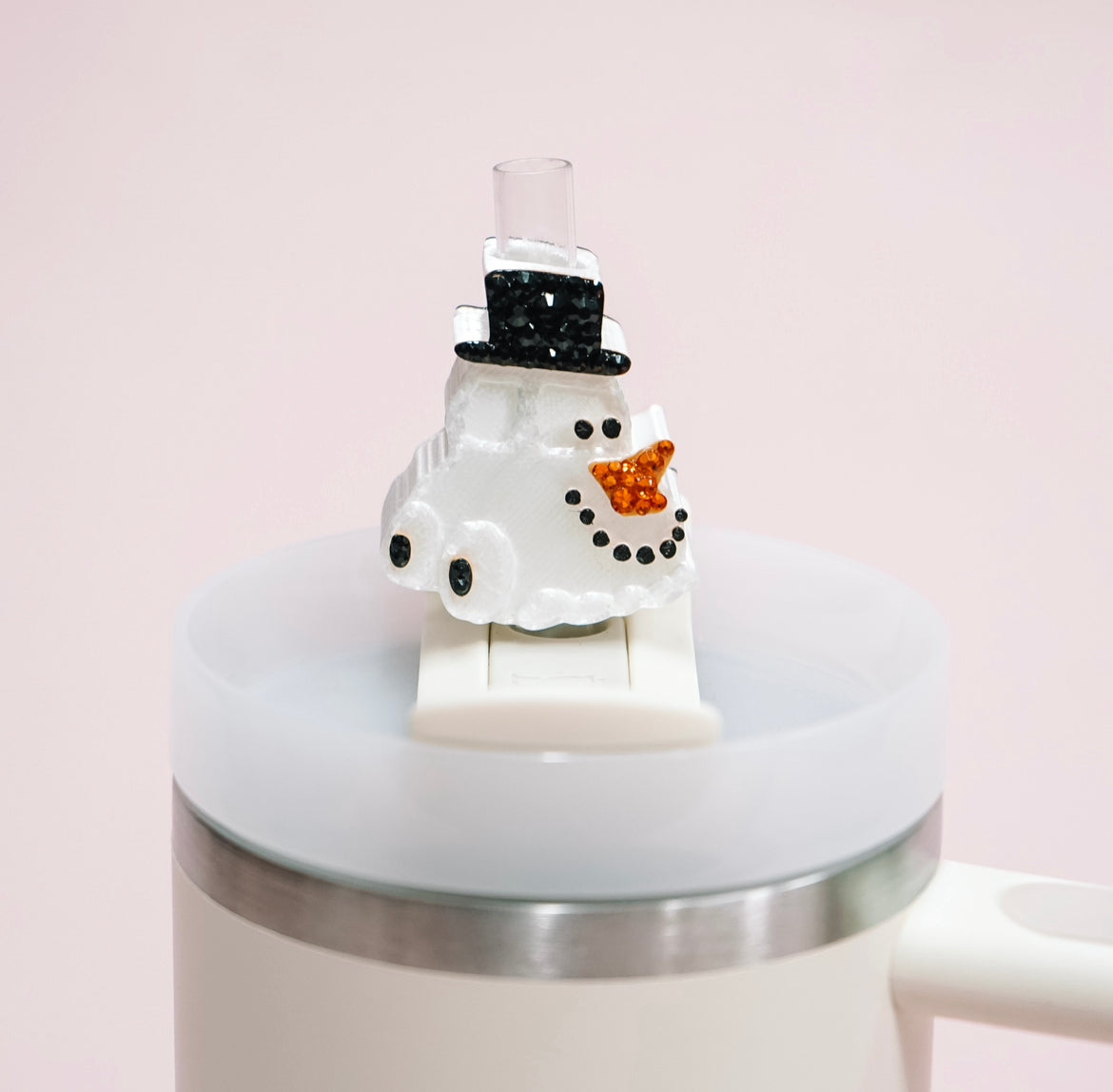 Snow Car Straw Charm